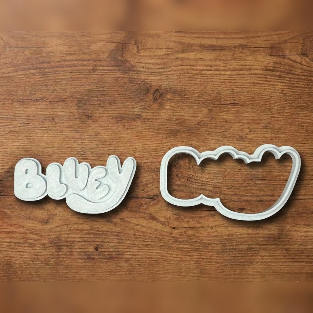 Baking With Kids & Birthday Parties - Bluey & Bingo Cookie Cutter Set - 3 Cutters - Food-Safe Cookie Cutter - View 4