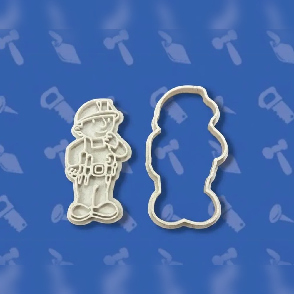 Baking With Kids & Birthday Parties - Bob the Builder Cookie Cutter Set - 5 Cutters - Food-Safe Cookie Cutter - View 5