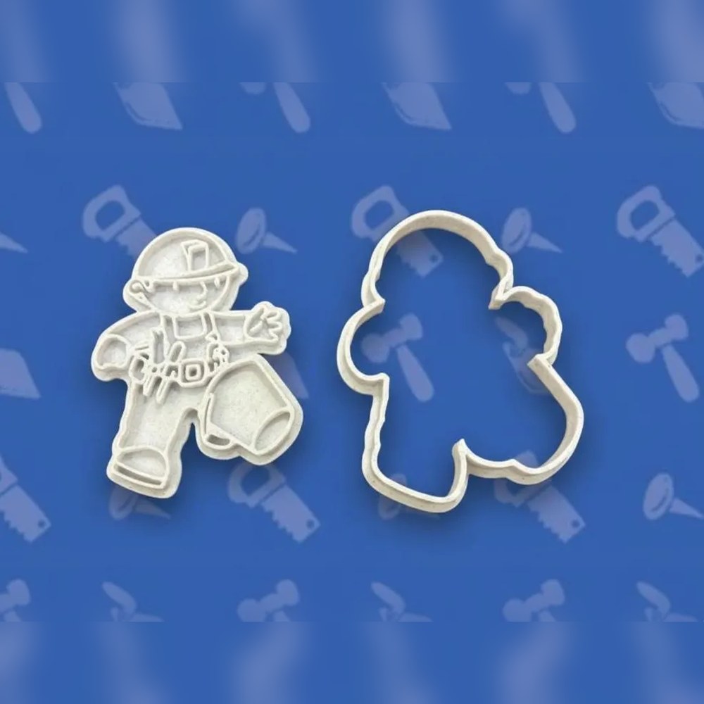 Baking With Kids & Birthday Parties - Bob the Builder Cookie Cutter Set - 5 Cutters - Food-Safe Cookie Cutter - View 6