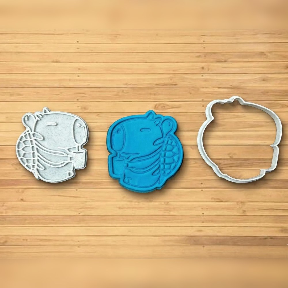 Bake Sales & Fundraisers & Baking With Kids - Capybara Cookie Cutter Set - 9 Cutters - Food-Safe Cookie Cutter - View 3
