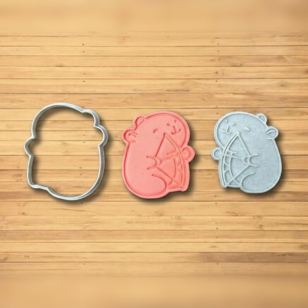 Bake Sales & Fundraisers & Baking With Kids - Capybara Cookie Cutter Set - 9 Cutters - Food-Safe Cookie Cutter - View 8