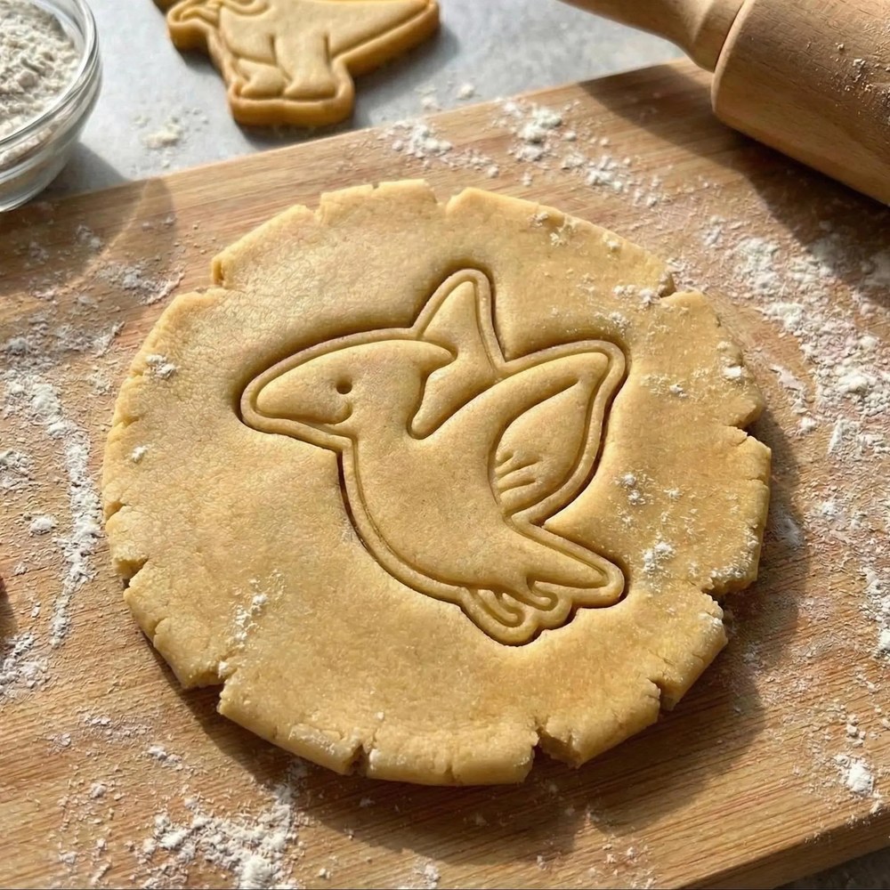 Bake Sales & Fundraisers & Baking With Kids - Dinosaur Cookie Cutter Set - 5 Cutters - Food-Safe Cookie Cutter - View 6