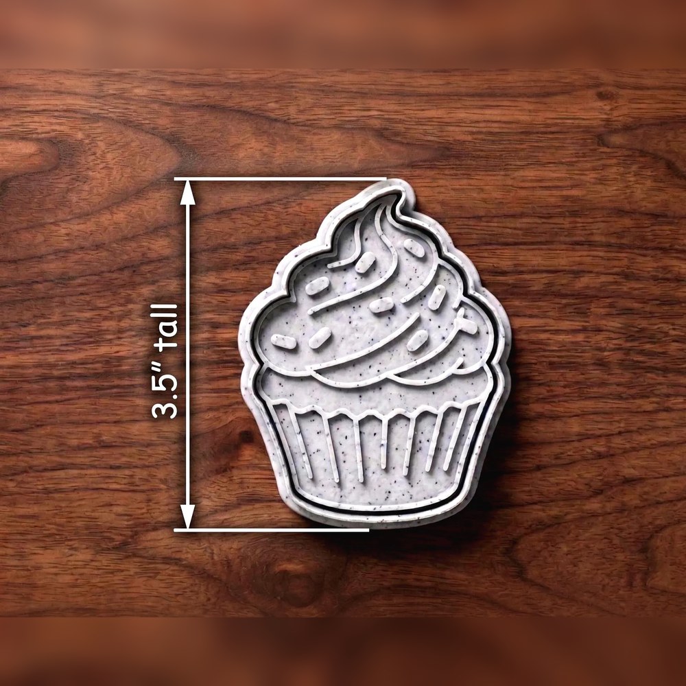 Bake Sales & Fundraisers & Baking With Kids - Happy Birthday Cookie Cutter Set - 6 Cutters - Food-Safe Cookie Cutter - View 3