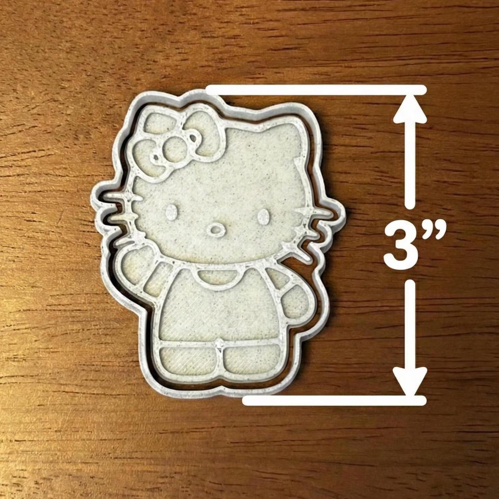 Anime & Manga & Birthday Parties - Hello Kitty Cookie Cutter Set - 8 Cutters - Food-Safe Cookie Cutter - View 2