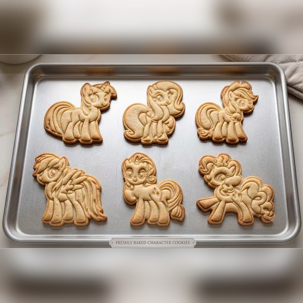 Baking With Kids & Birthday Parties - My Little Pony Cookie Cutter Set - 6 Cutters - Food-Safe Cookie Cutter - View 2