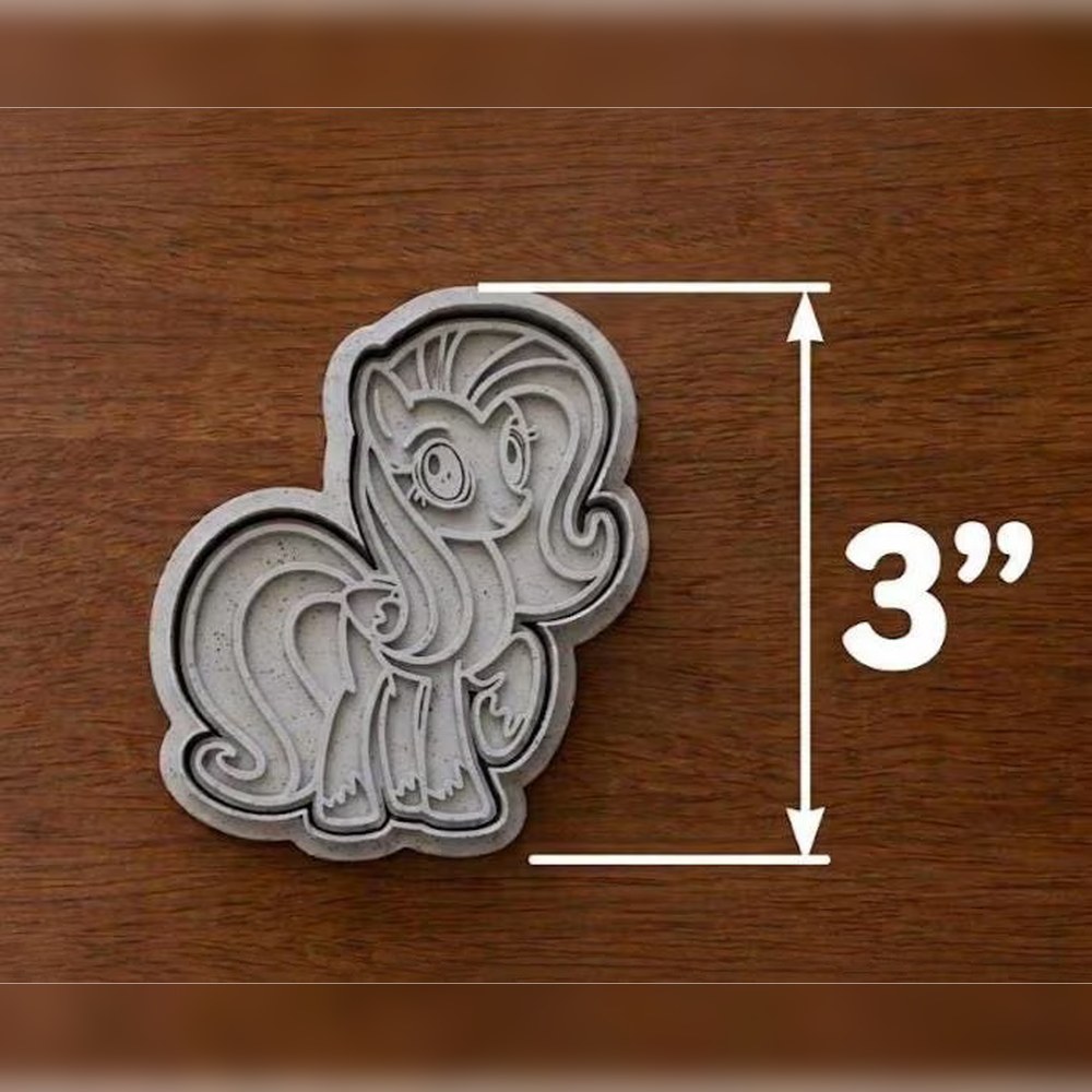 Baking With Kids & Birthday Parties - My Little Pony Cookie Cutter Set - 6 Cutters - Food-Safe Cookie Cutter - View 4