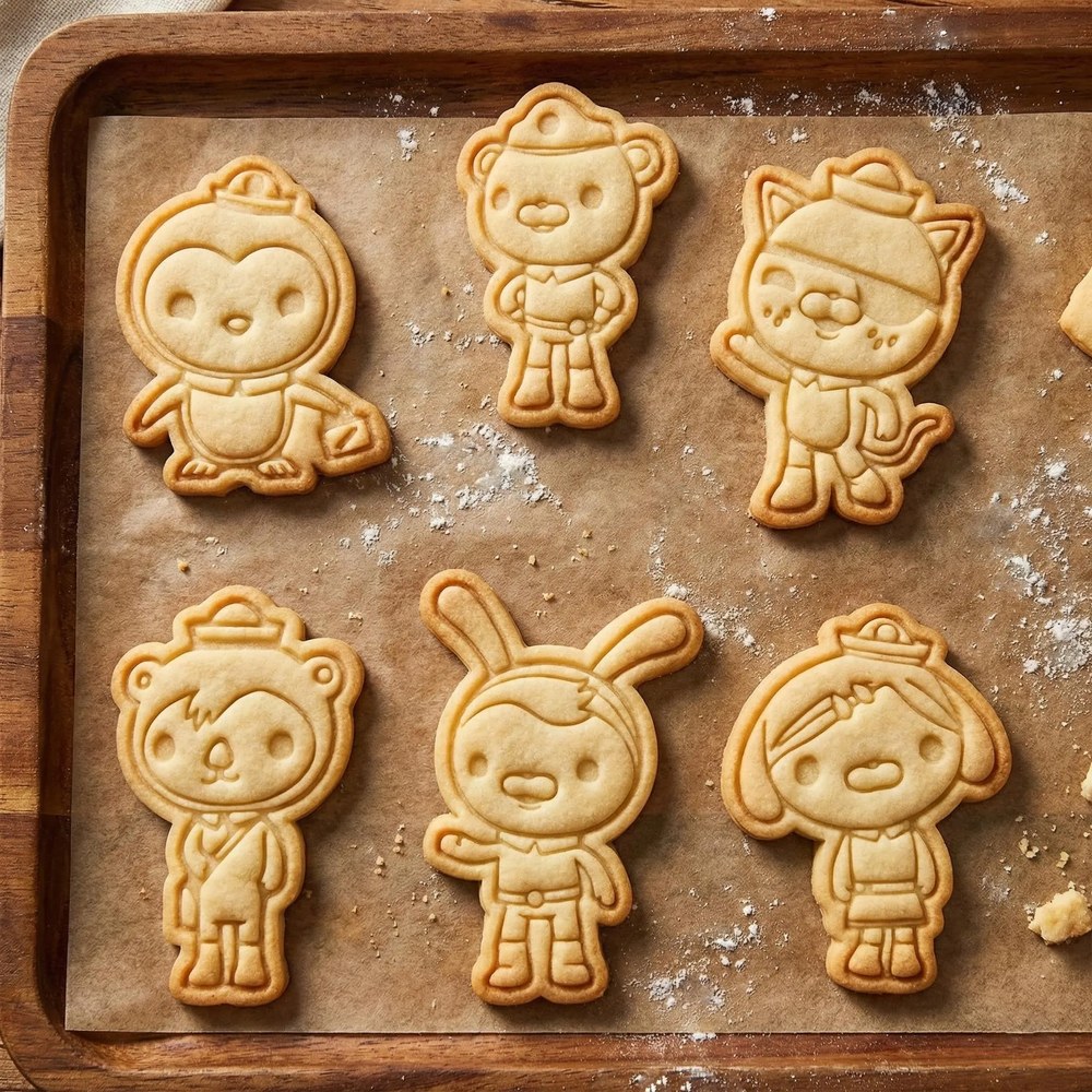 Baking With Kids & Birthday Parties - Octonauts Cookie Cutter Set - 6 Cutters - Food-Safe Cookie Cutter - View 4