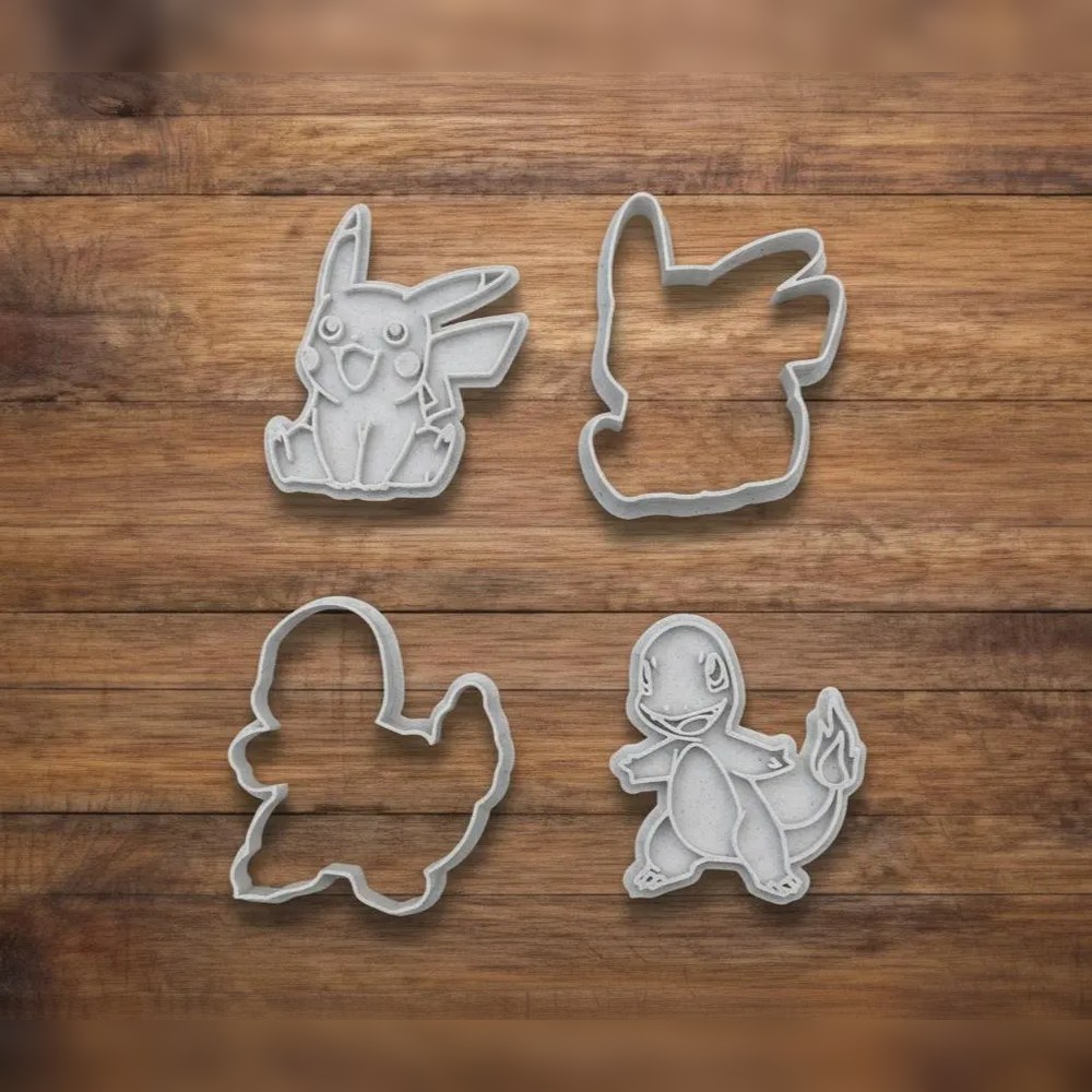 Birthday Parties & Gamer Parties - Pokemon Kanto Cookie Cutter Set - 11 Cutters - Food-Safe Cookie Cutter - View 2