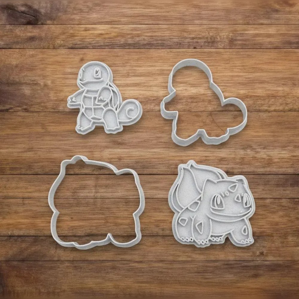 Birthday Parties & Gamer Parties - Pokemon Kanto Cookie Cutter Set - 11 Cutters - Food-Safe Cookie Cutter - View 3