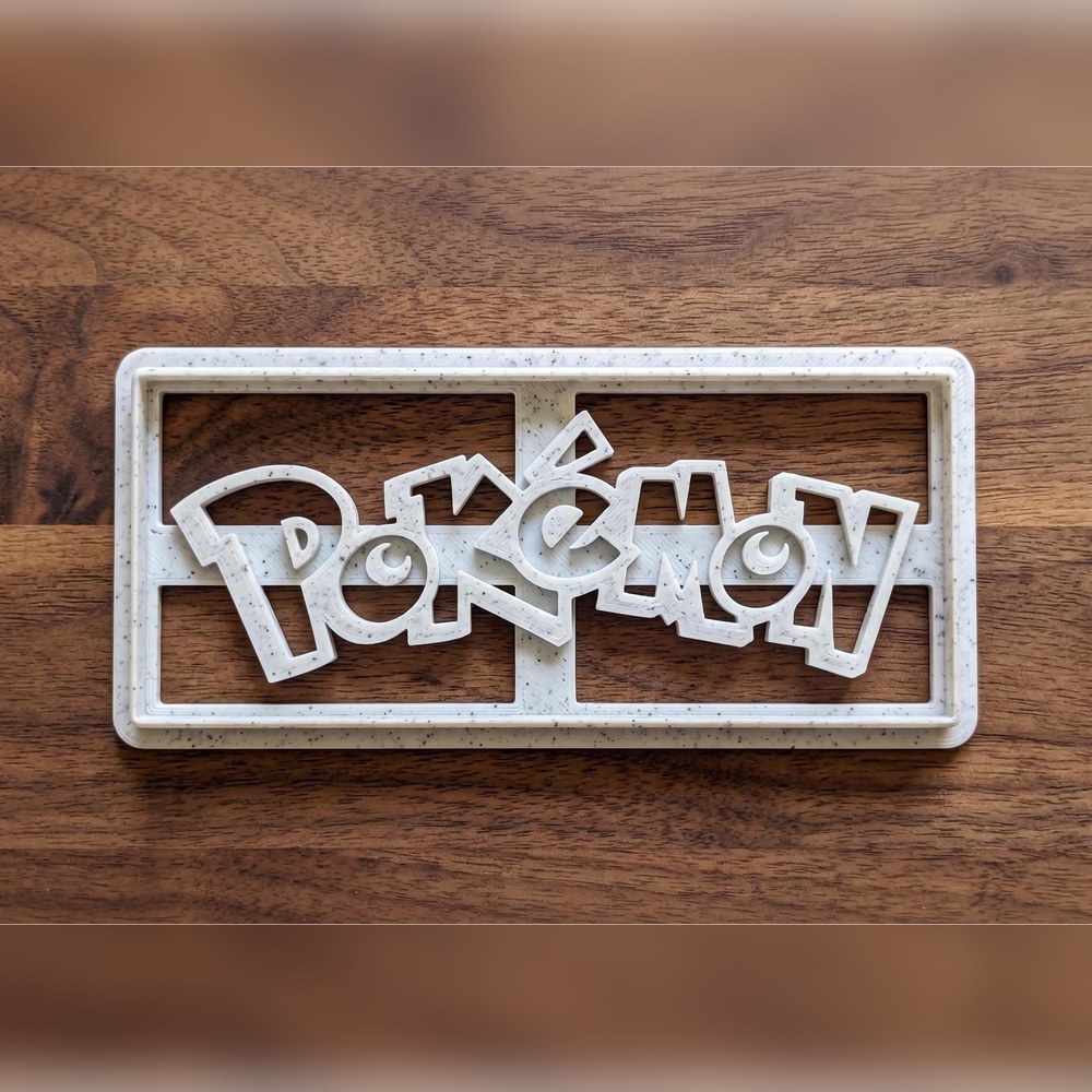 Birthday Parties - Pokemon Logo Cookie Cutter - Cookie Cutters - Stamp and Bake