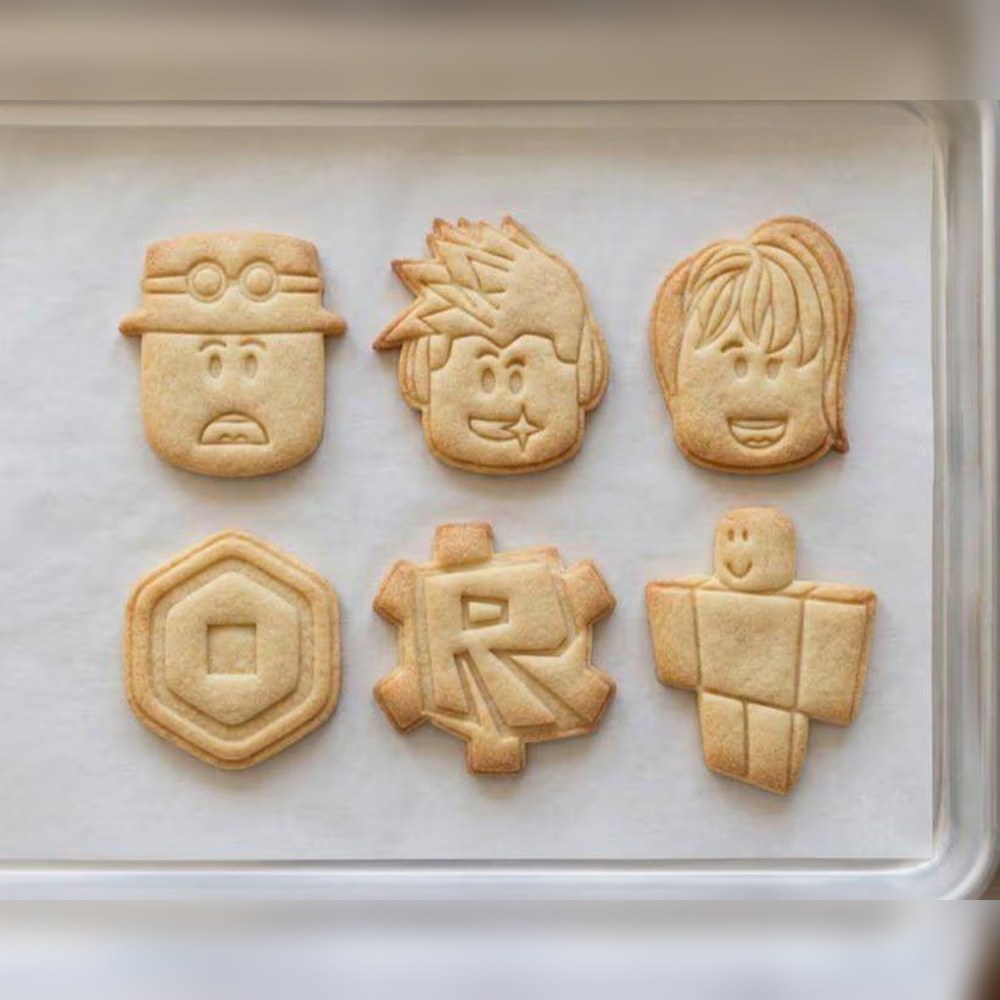 Birthday Parties & Gamer Parties - Roblox Cookie Cutter Set - 6 Cutters - Food-Safe Cookie Cutter - View 2