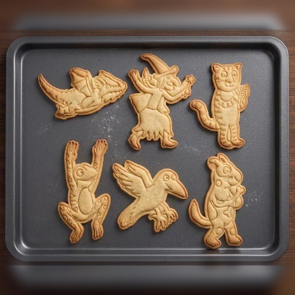 Bake Sales & Fundraisers & Baking With Kids - Room on the Broom Cookie Cutter Set - 6 Cutters - Food-Safe Cookie Cutter - View 3