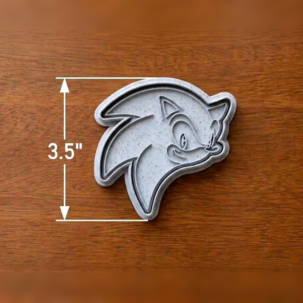 Birthday Parties & Gamer Parties - Sonic Character Faces Cookie Cutter Set - 6 Cutters - Food-Safe Cookie Cutter - View 4