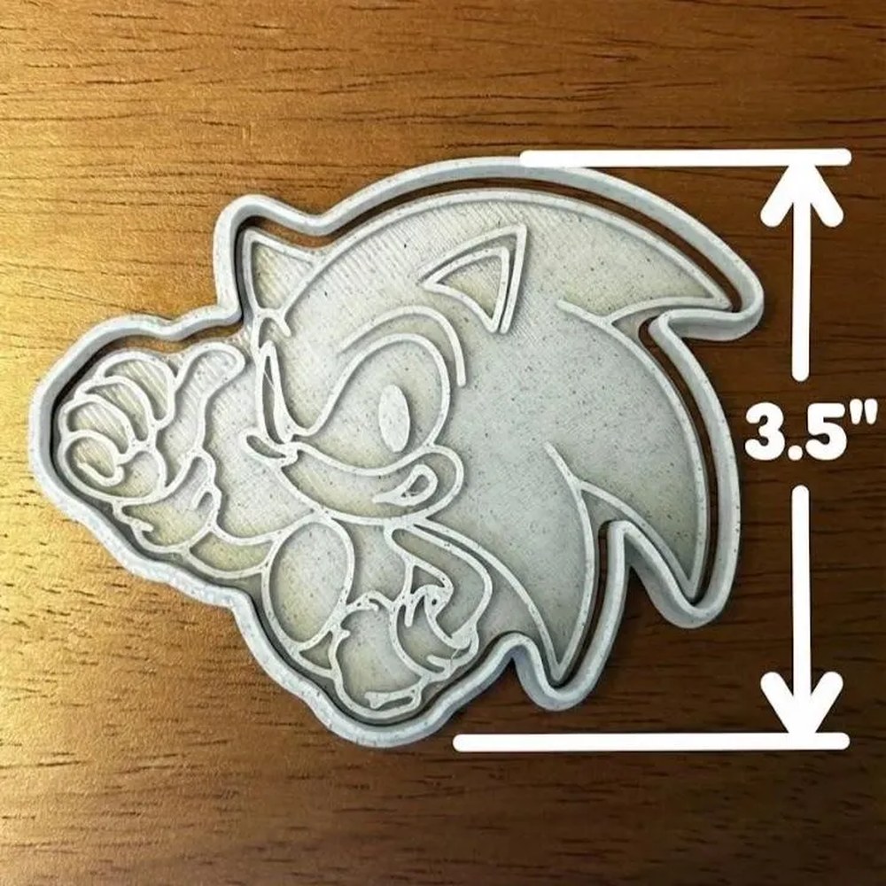 Birthday Parties & Gamer Parties - Sonic the Hedgehog Cookie Cutter Set - 8 Cutters - Food-Safe Cookie Cutter - View 4