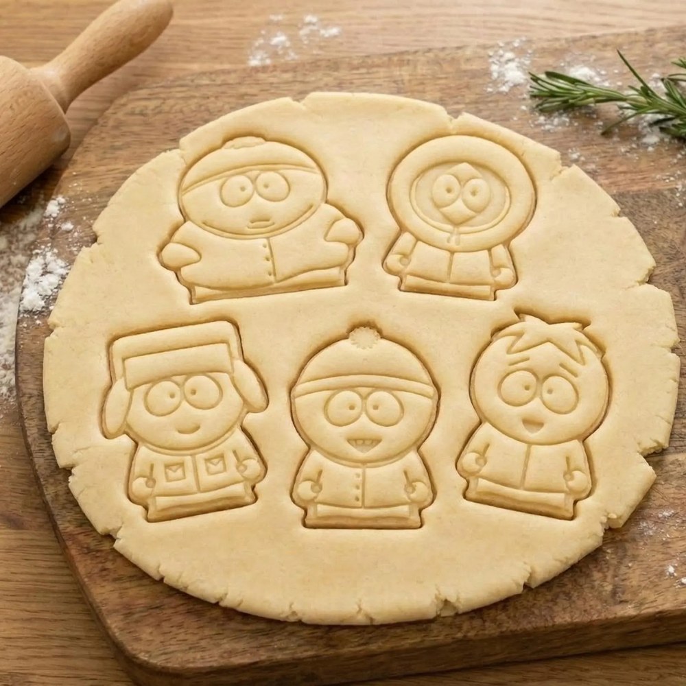 Nostalgia Bakes - South Park Cookie Cutter Set - 5 Cutters - Food-Safe Cookie Cutter - View 2