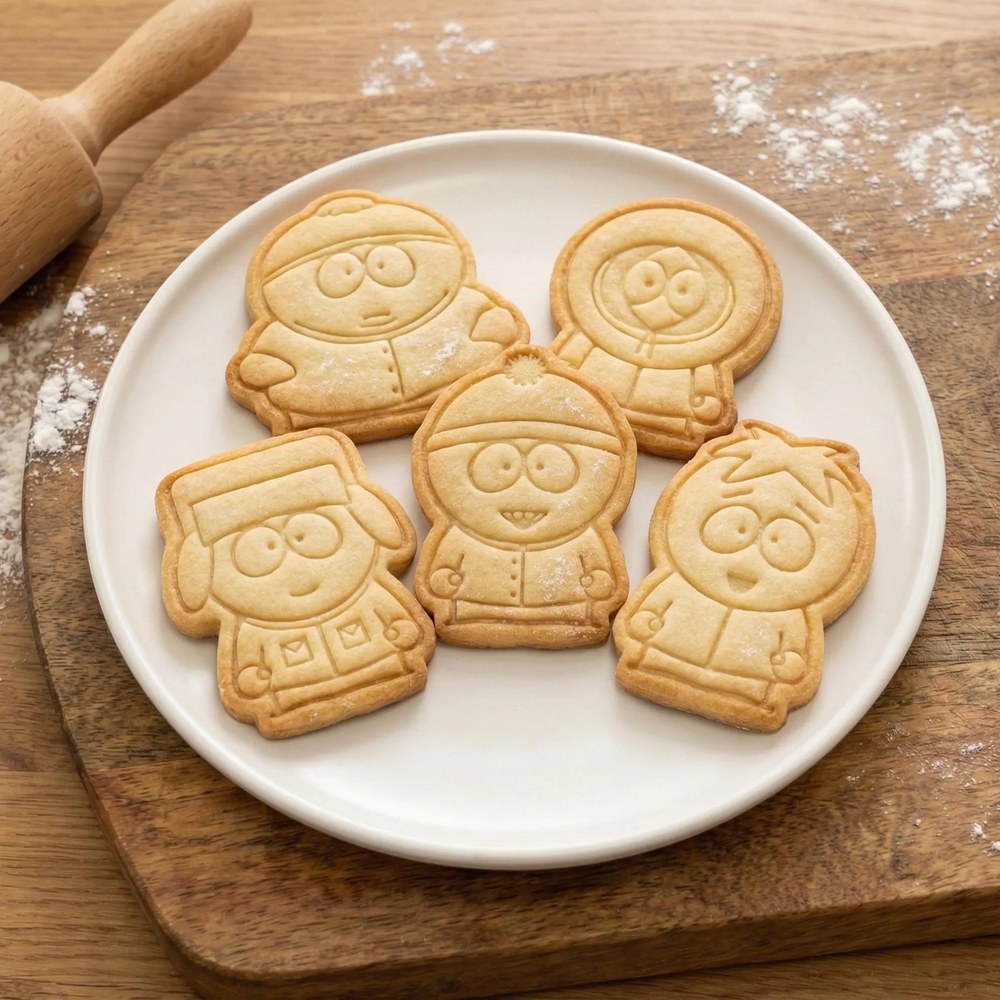 Nostalgia Bakes - South Park Cookie Cutter Set - 5 Cutters - Food-Safe Cookie Cutter - View 3