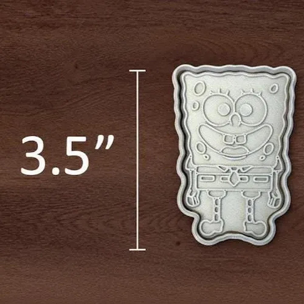 Birthday Parties & Nostalgia Bakes - SpongeBob SquarePants Cookie Cutter Set - 7 Cutters - Food-Safe Cookie Cutter - View 5