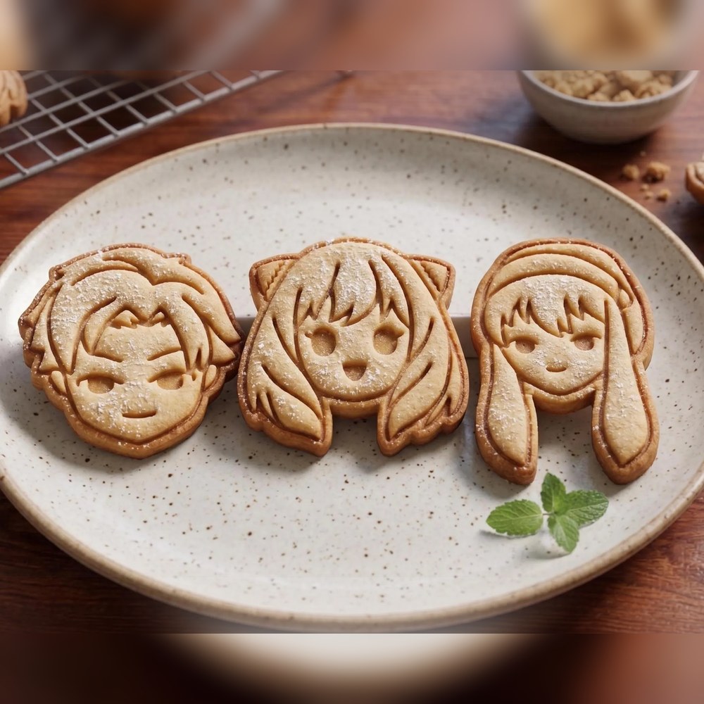 Anime & Manga & Birthday Parties - Spy x Family Cookie Cutter Set - 3 Cutters - Food-Safe Cookie Cutter - View 3