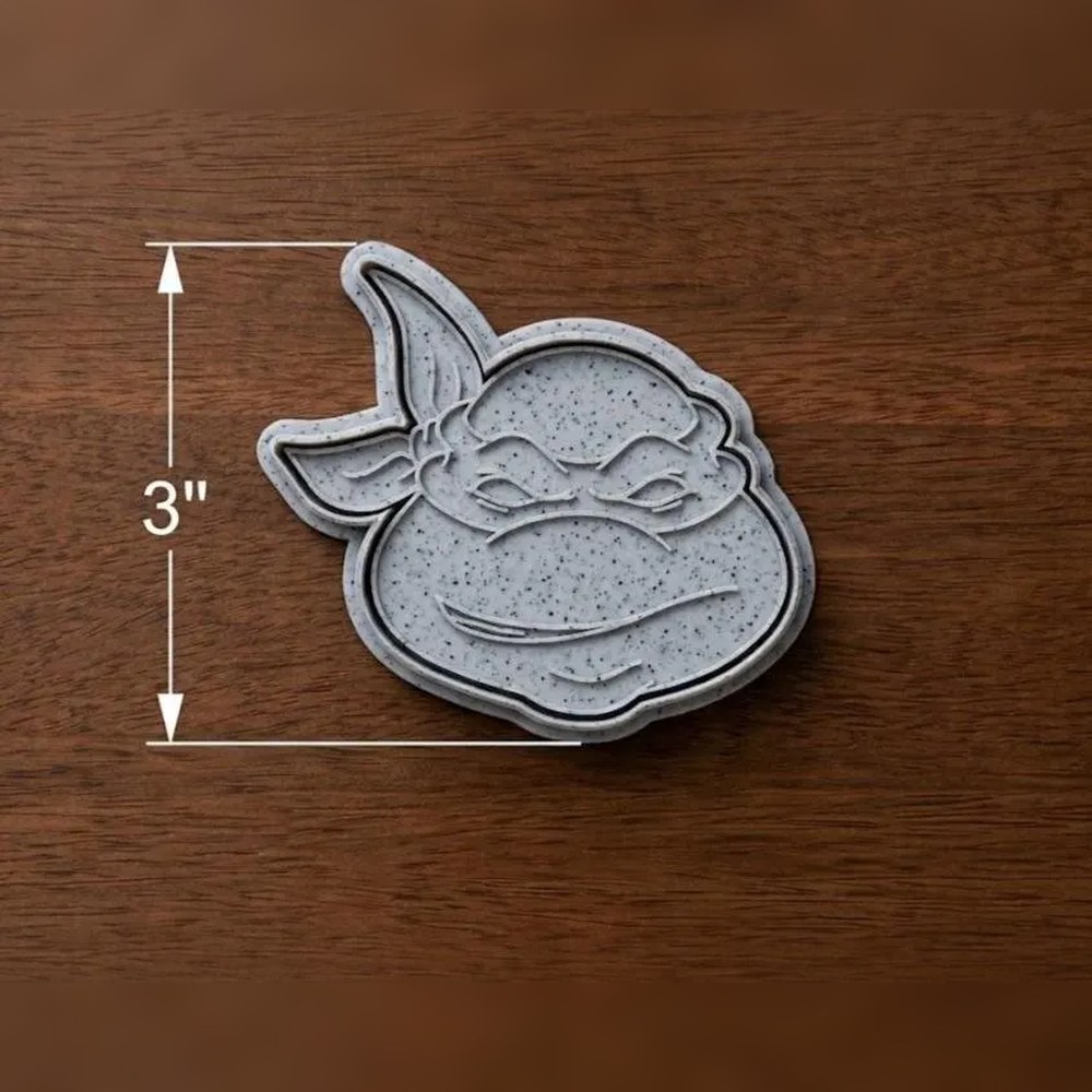 Birthday Parties & Gamer Parties - Teenage Mutant Ninja Turtles Cookie Cutter Set - 6 Cutters - Food-Safe Cookie Cutter - View 4