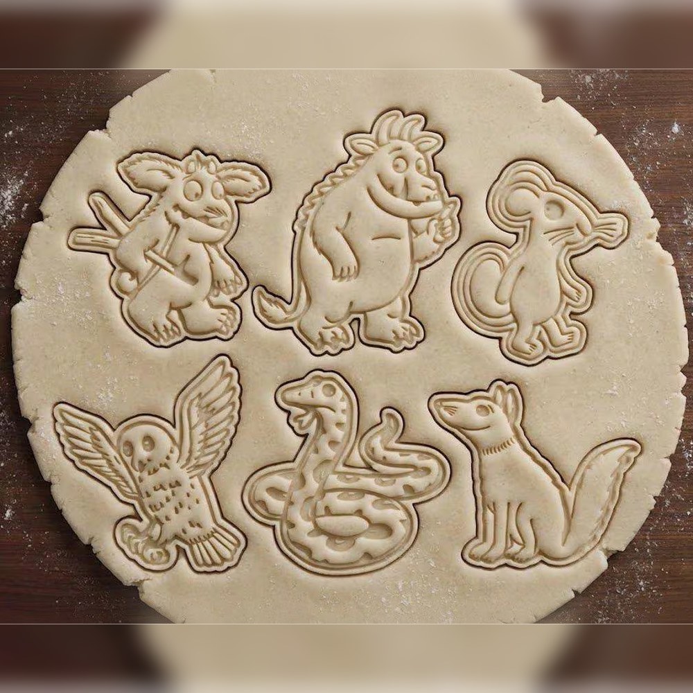 Bake Sales & Fundraisers & Baking With Kids - The Gruffalo Cookie Cutter Set - 6 Cutters - Food-Safe Cookie Cutter - View 2
