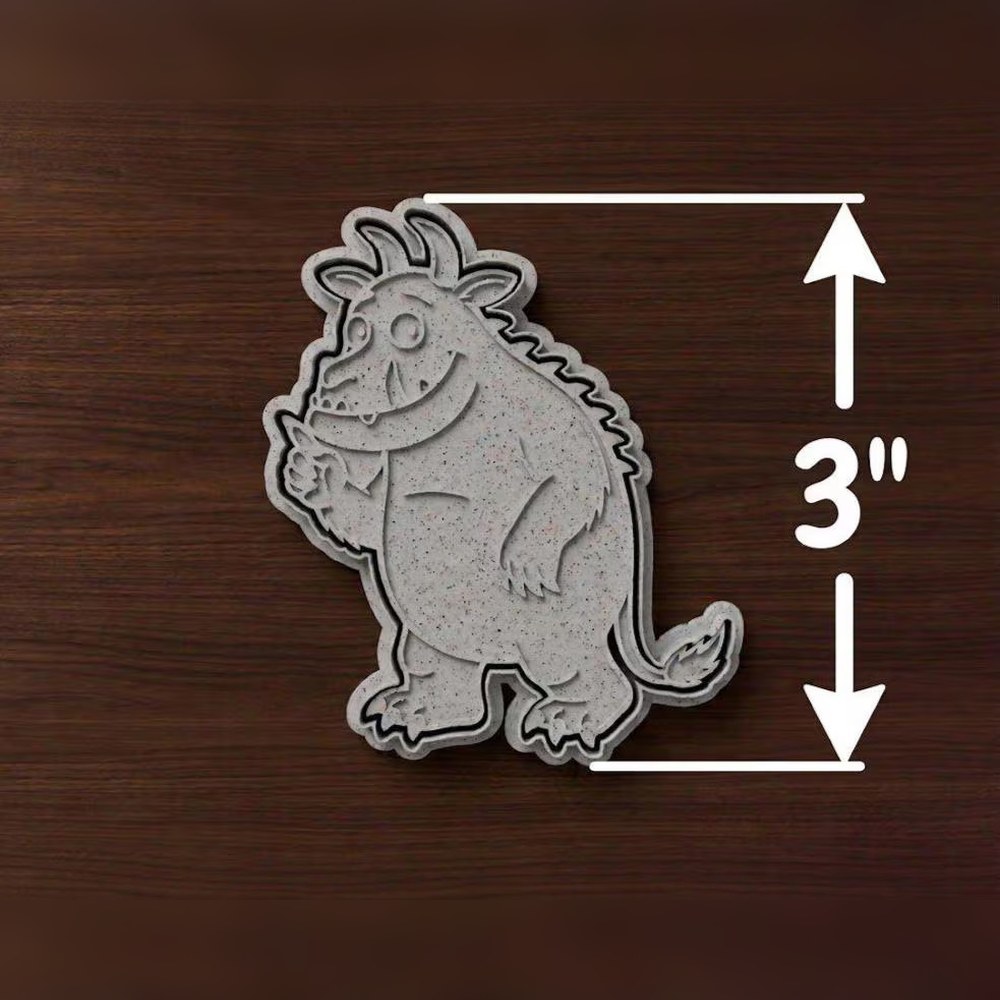 Bake Sales & Fundraisers & Baking With Kids - The Gruffalo Cookie Cutter Set - 6 Cutters - Food-Safe Cookie Cutter - View 3