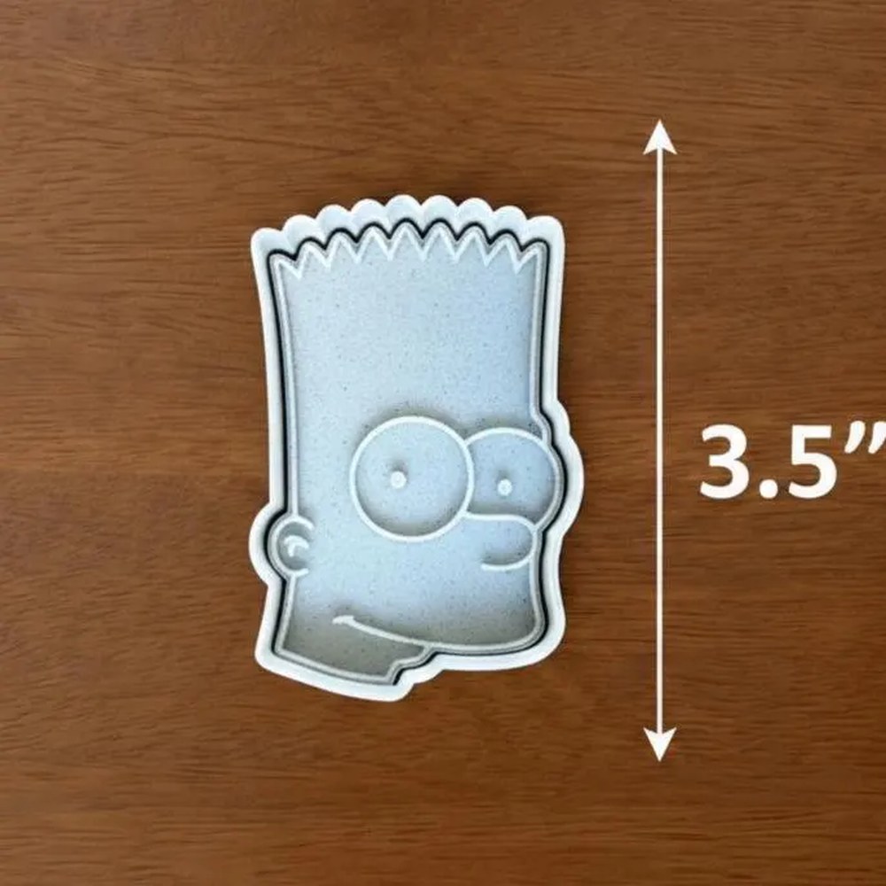 Birthday Parties & Nostalgia Bakes - The Simpsons Cookie Cutter Set - 5 Cutters - Food-Safe Cookie Cutter - View 4