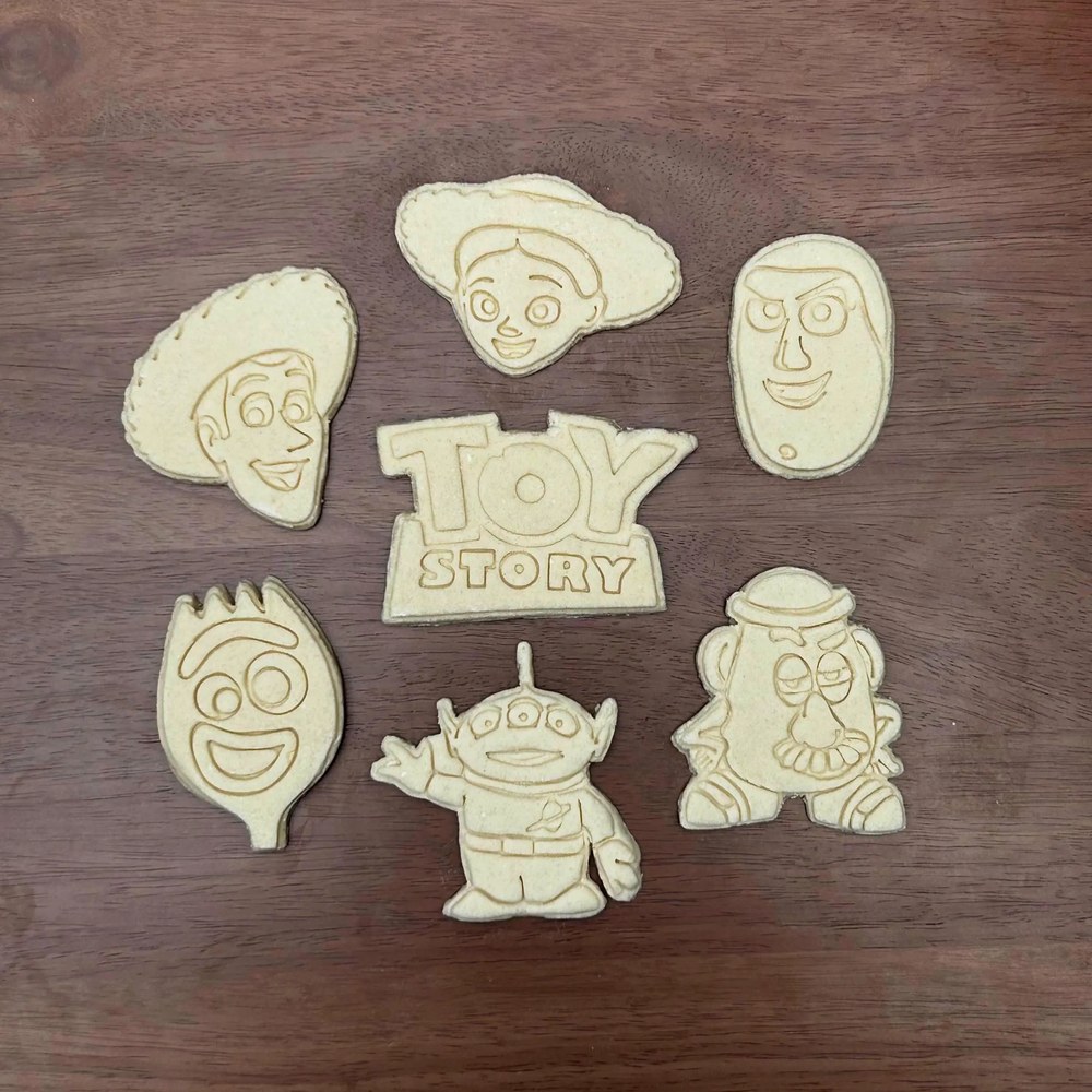 Birthday Parties & Nostalgia Bakes - Toy Story Cookie Cutter Set - 7 Cutters - Food-Safe Cookie Cutter - View 3