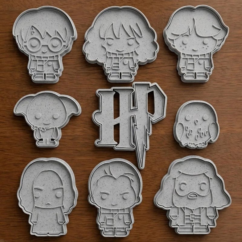 Harry Potter cookie cutters