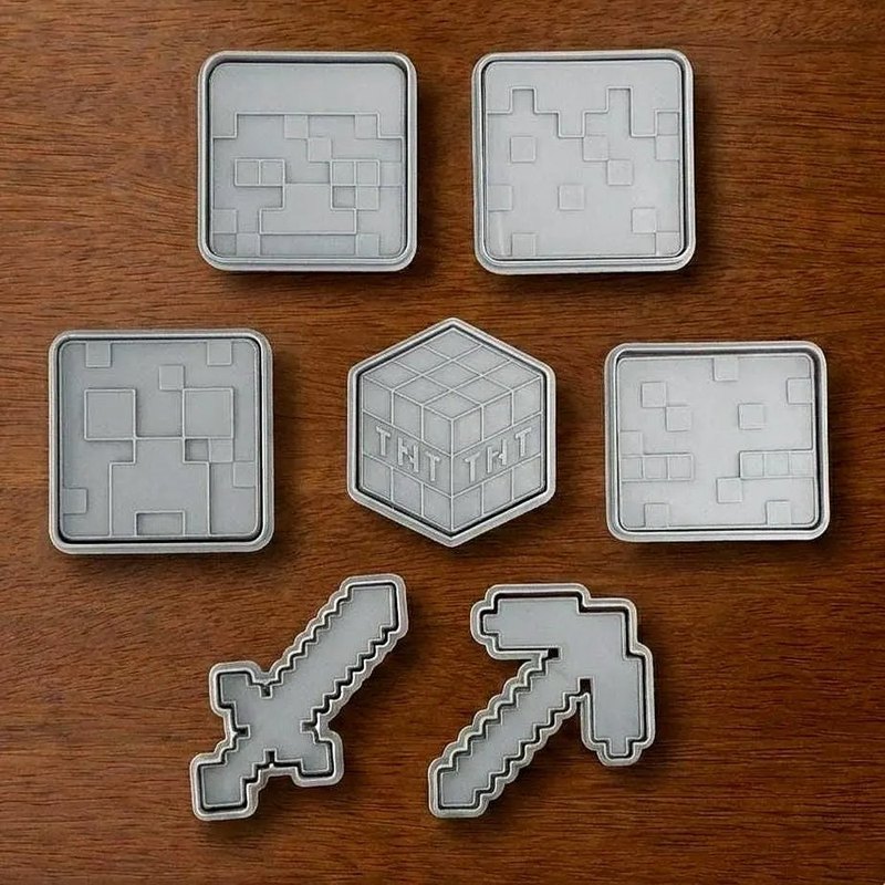 Minecraft cookie cutters