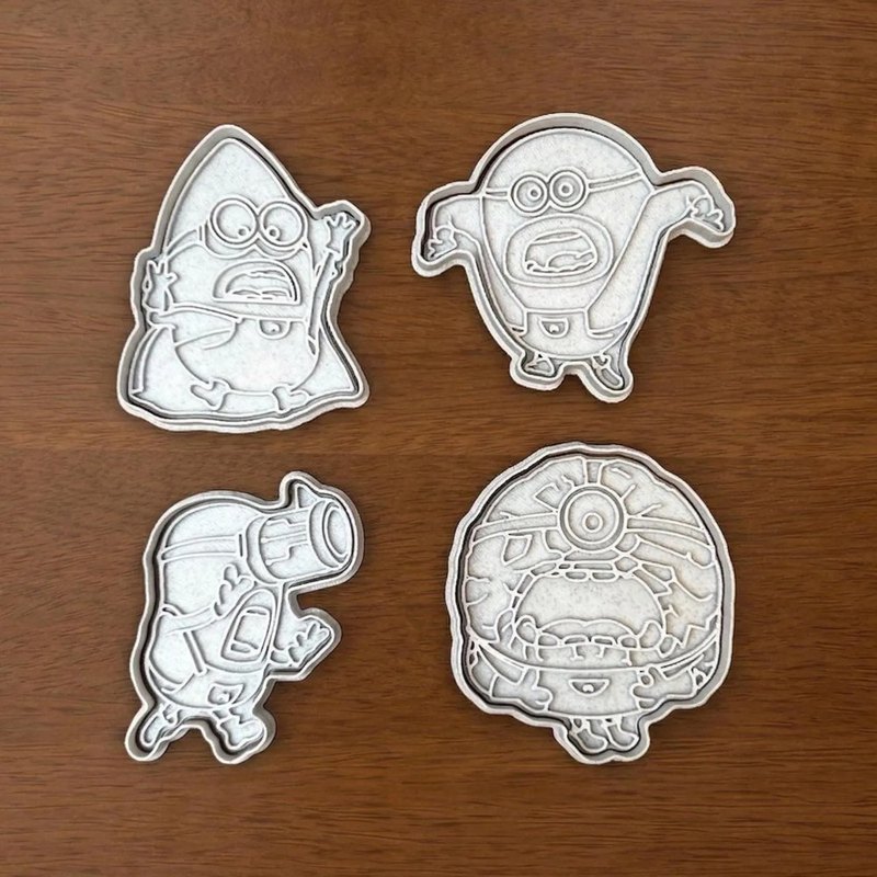 Minions cookie cutters