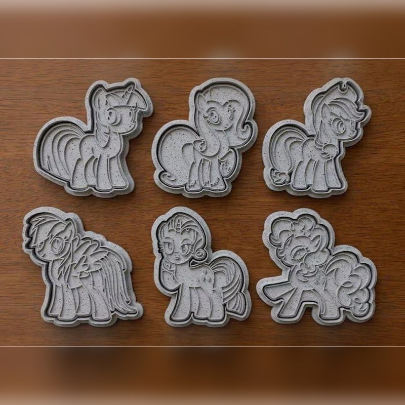 My Little Pony cookie cutters