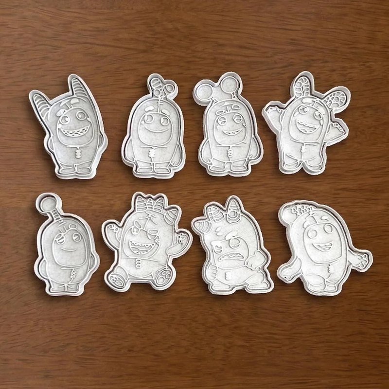 Oddbods cookie cutters