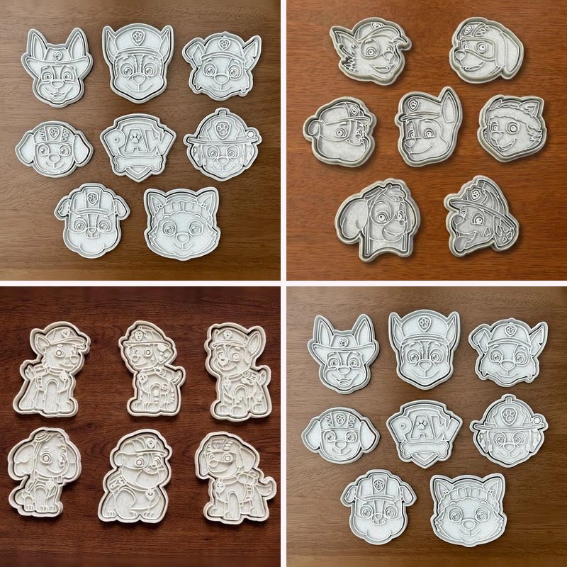 Paw Patrol cookie cutters